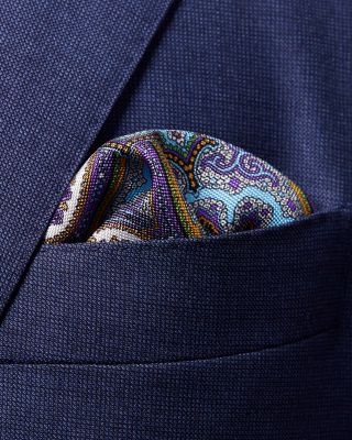 Paisley Silk Pocket Square