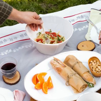 Melamine Lastra Large Stacking Serving Bowl