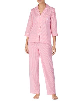 Ralph Lauren Ralph Lauren Stripe Long PJ Set | Bloomingdale's