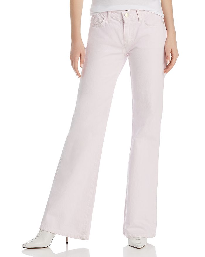 CURRENT ELLIOTT CURRENT/ELLIOTT THE WRAY WIDE-LEG JEANS IN ORCHID,19-1-004499-PT01077