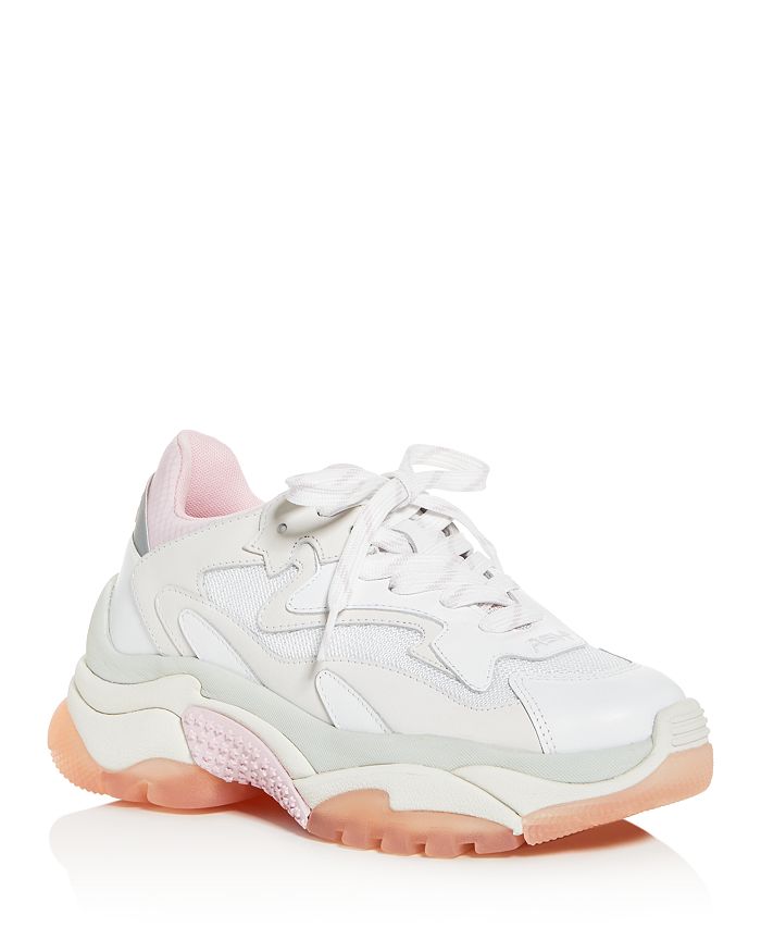 Ash 'addict' Sneakers In White/silver