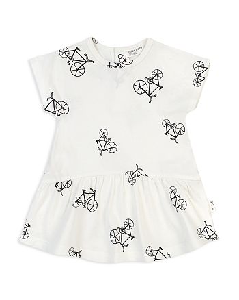 Miles Child Girls Bicycle Print Fit And Flare Dress Little Kid