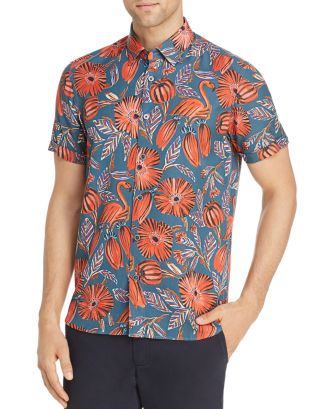 Ted baker 2025 flamingo golf shirt