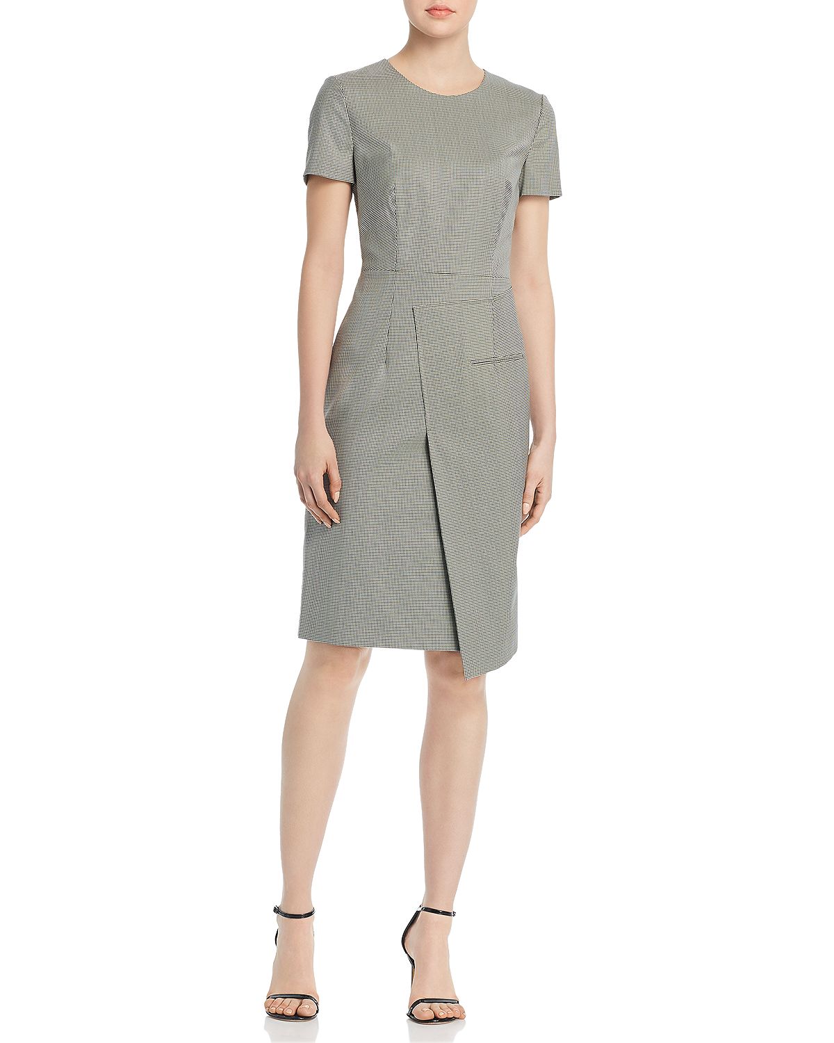 BOSS - Dureta Houndstooth Print Sheath Dress