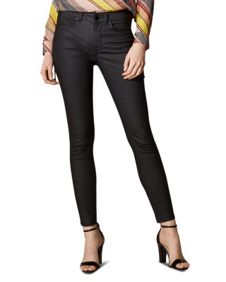 karen millen coated skinny jeans