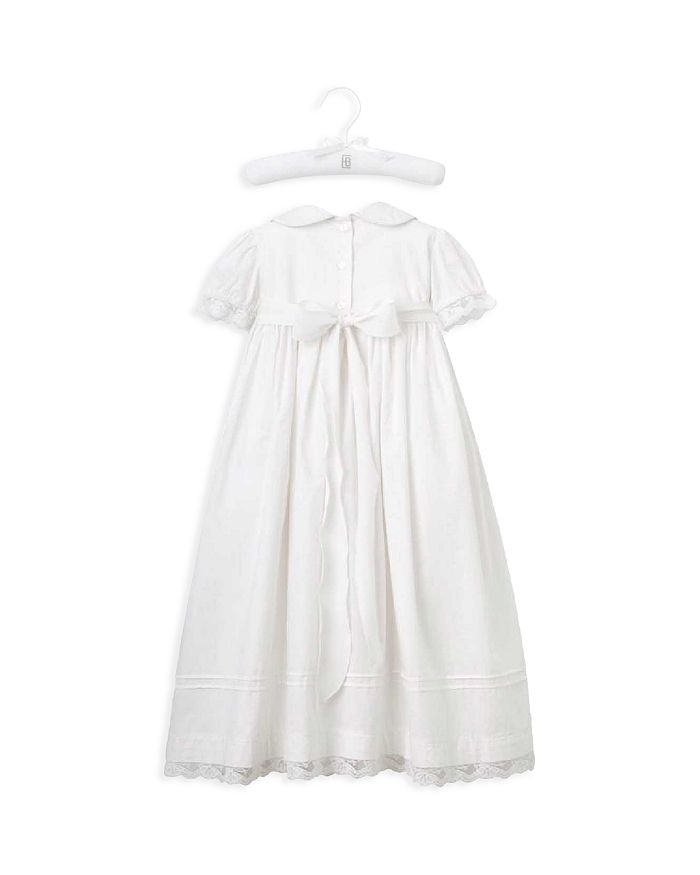 Elegant Baby Kids' Girls' Christening Gown & Bonnet Set - Baby In White
