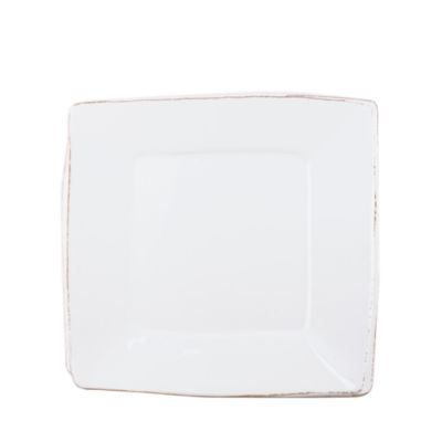 VIETRI - Melamine Lastra White Square Platter