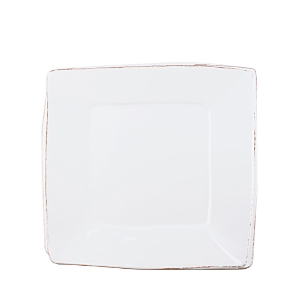 Vietri Melamine Lastra White Square Platter