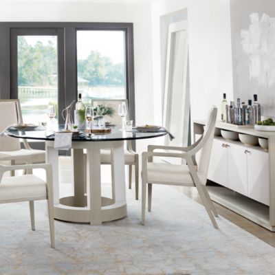 Bernhardt Axiom Round Dining Table 60, Round Dining Room Table 60