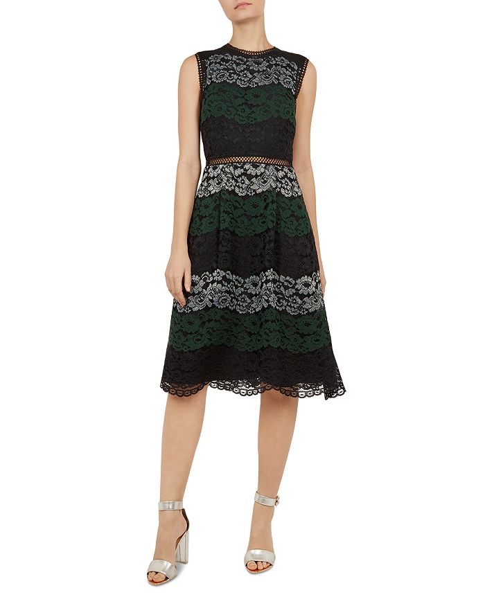 Ted Baker Inarra Color Block Lace Dress Bloomingdale s