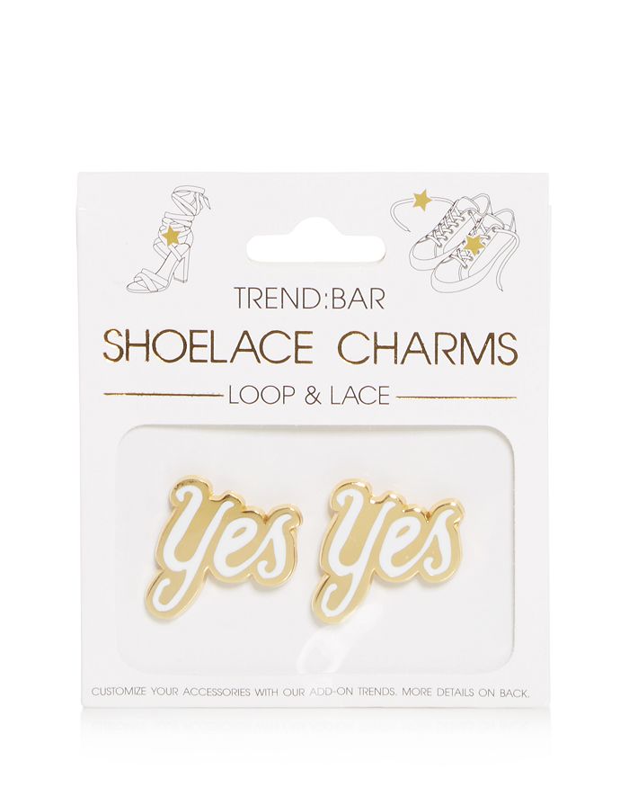 Trend Bar Shoelace Charms In Yes