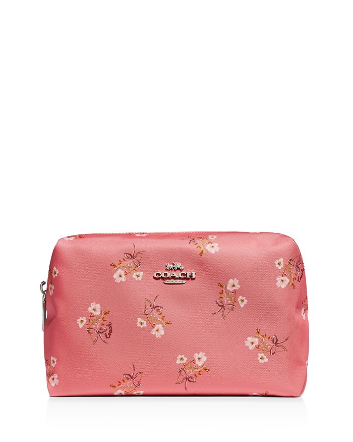 Coach floral cosmetic case store