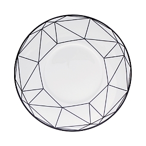 Prouna Gem Cut Bread & Butter Plate In Onyx