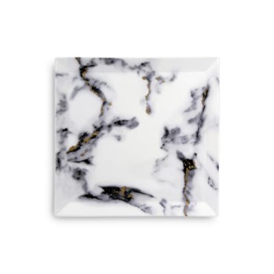 Prouna - Marble Venice Fog Matzo Plate/Square Serving Platter