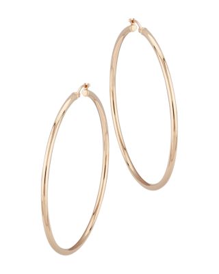 Medium 14K Gold Hoop Earrings 