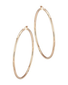 Bloomingdale's - Medium 14K Gold Hoop Earrings - 100% Exclusive
