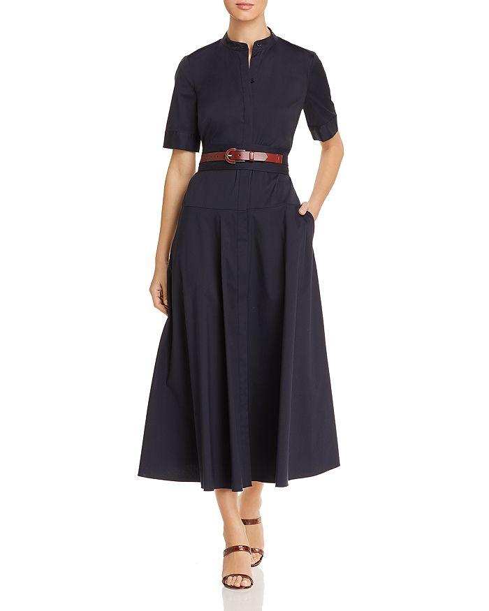 Lafayette 148 New York Augustina Belted Shirt Dress | Bloomingdale's