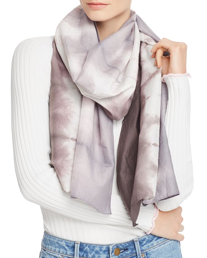 EILEEN FISHER TIE-DYED SCARF,S9RZD-A1470M