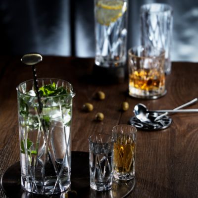 City Double Old Fashioned Glass, Set of 4