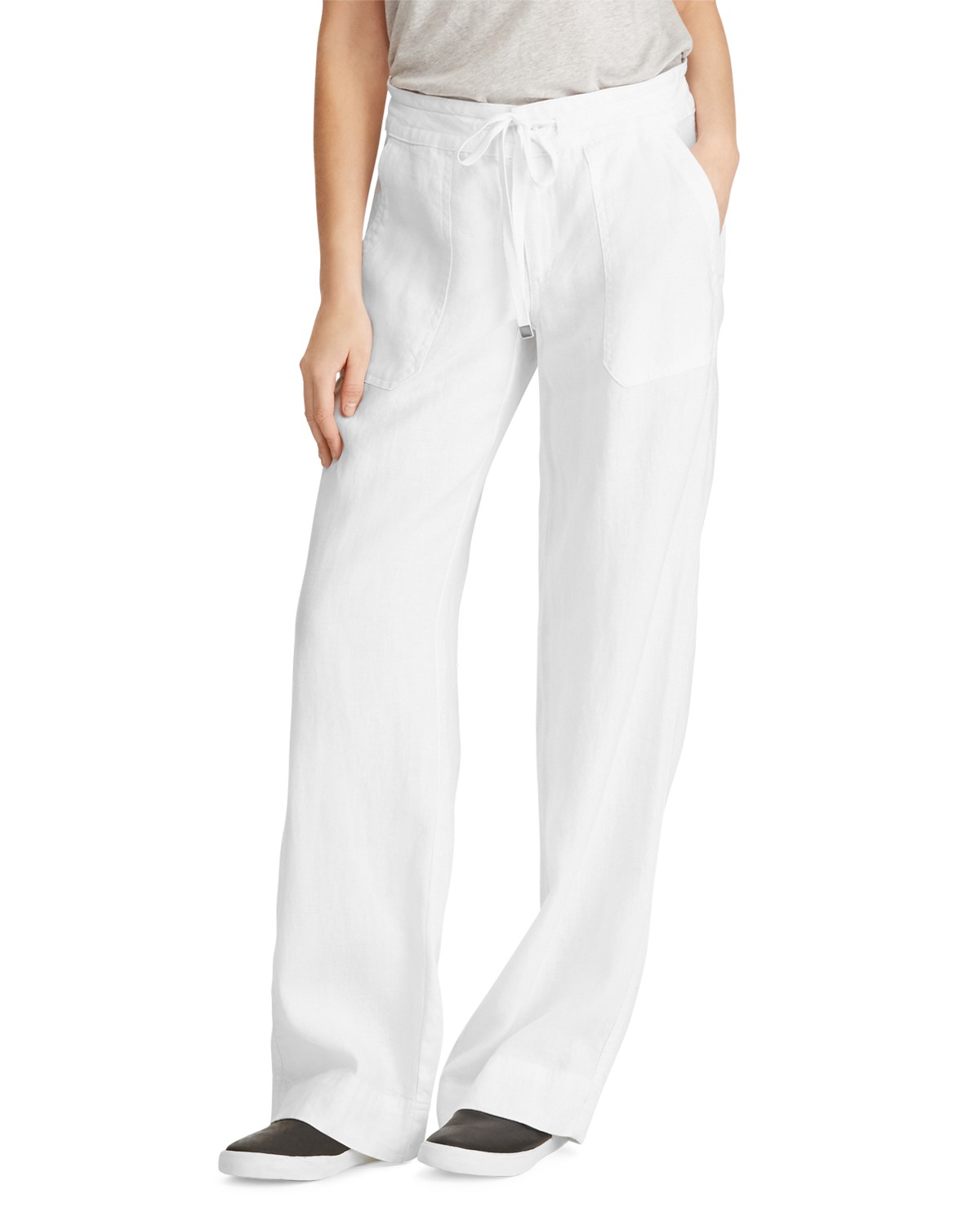 Linen Wide-Leg Pants, Regular & Petite