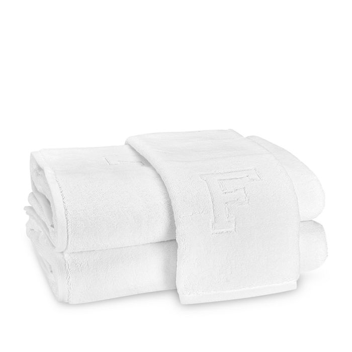 Auberge Monogrammed Letter Towel Collection