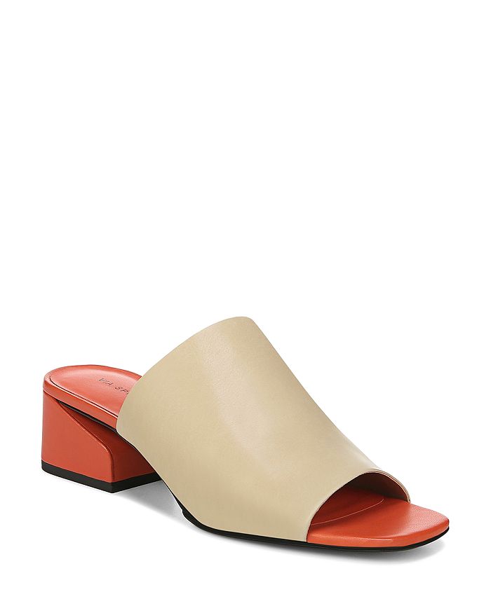 Via Spiga Women s Porter Block Heel Mules Bloomingdale s