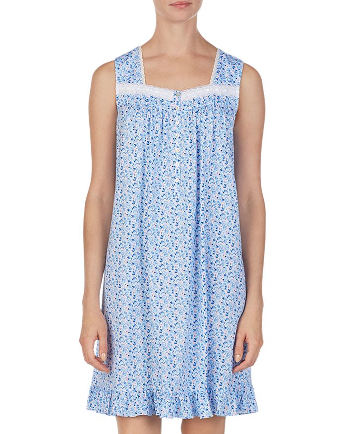 Eileen West Sleeveless Short Cotton Gown | Bloomingdale's
