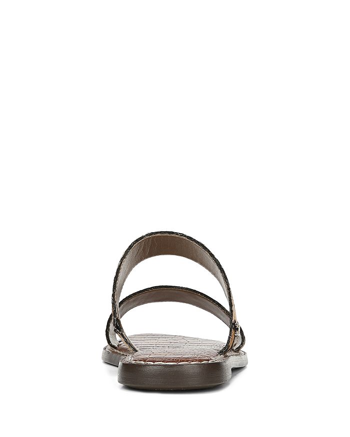 Sam Edelman Gala Two Strap Genuine Calf Hair Slide Sandal In