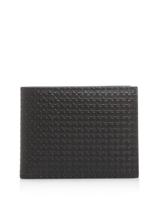 Ferragamo Men's Gancini Leather Bifold Wallet