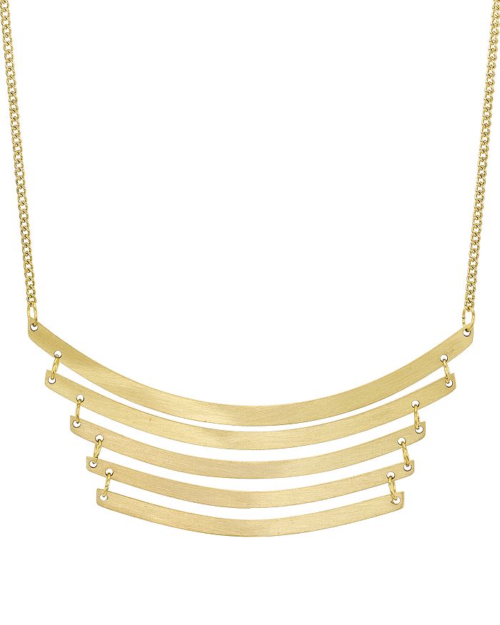 Area Stars Chester Necklace, 16 In Gold