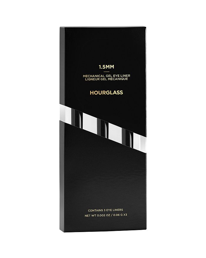 Shop Hourglass 1.5mm Mechanical Gel Eyeliner, Set Of 3 In Obsidian - 3 Pk