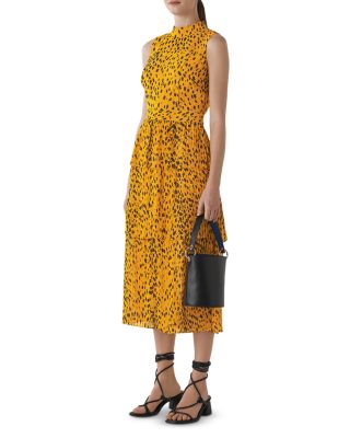 Whistles - Cheetah-Print Tiered Dress