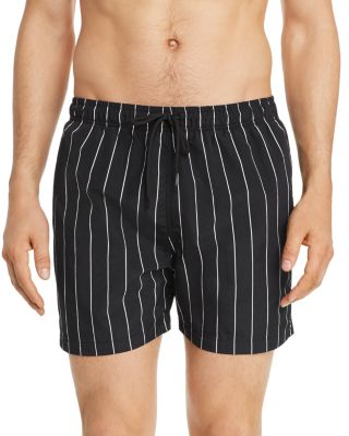 pinstripe bathing suit