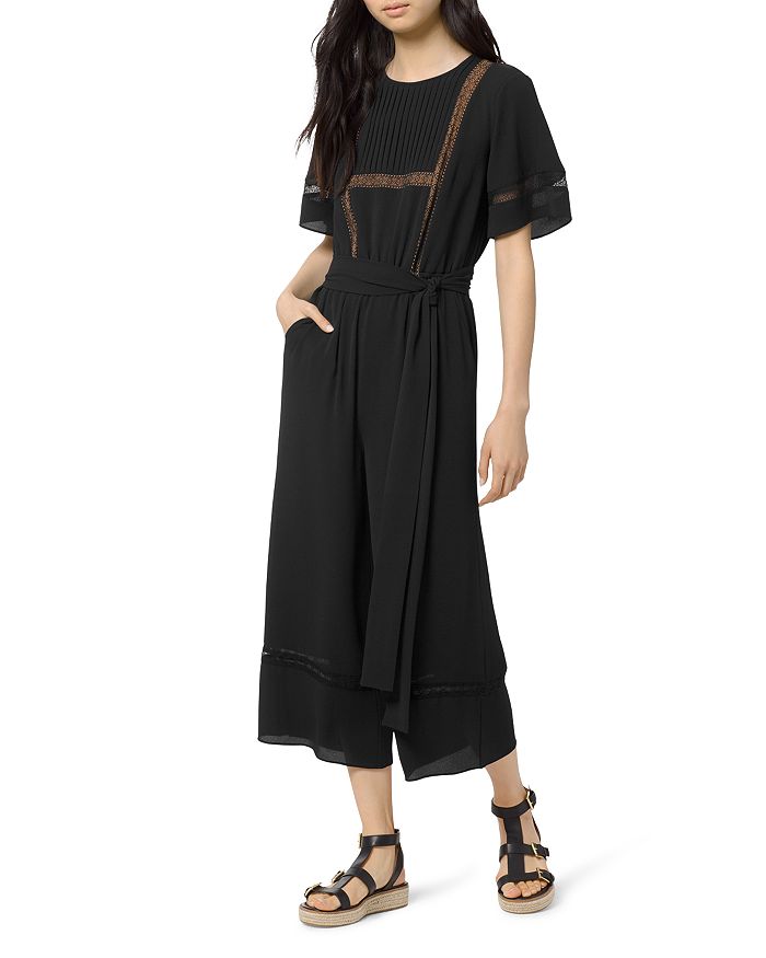 Michael kors wide leg jumpsuit discount