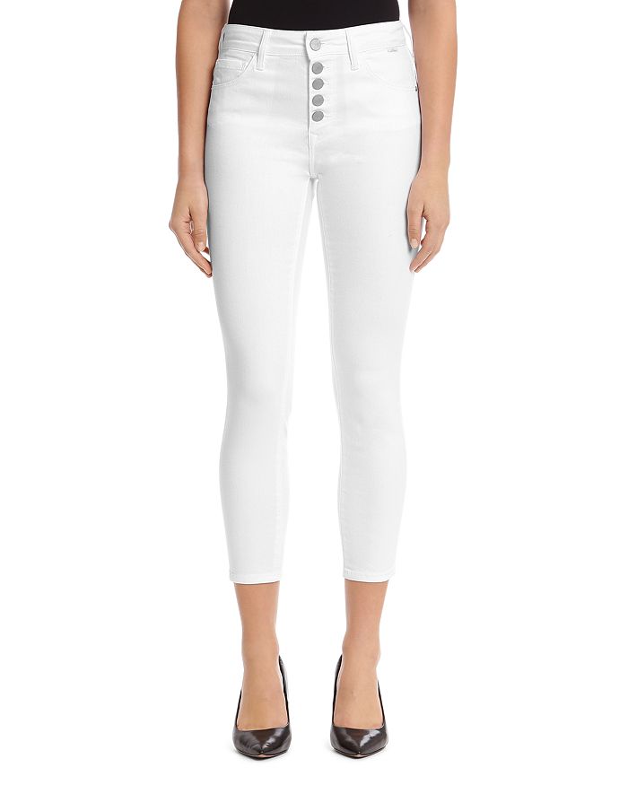 Mavi Tess Button-up Jeans In White
