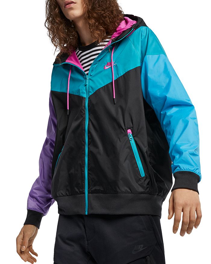 Nike Hooded Color-Block Jacket | Bloomingdale's