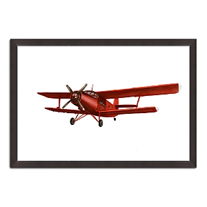 Bloomingdale's Artisan Collection Vintage Painted Plane I Wall Art In Red
