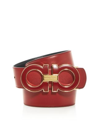 all red designer belts