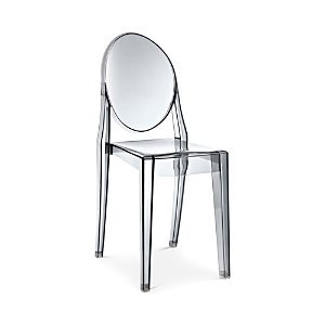 Modway Casper Dining Side Chair In Smoked Clear