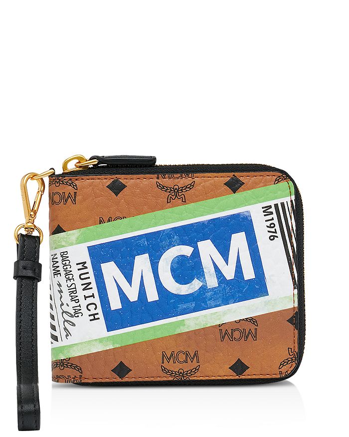 MCM Visetos Original Name Tag Card Case