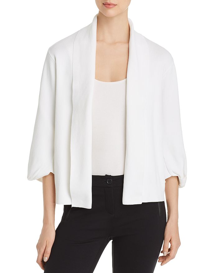 DONNA KARAN NEW YORK OPEN-FRONT CROPPED CARDIGAN,DR1X3DFC