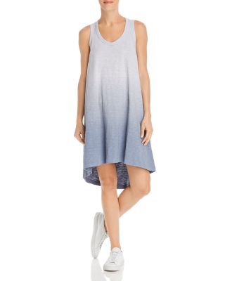 ombre high low dress