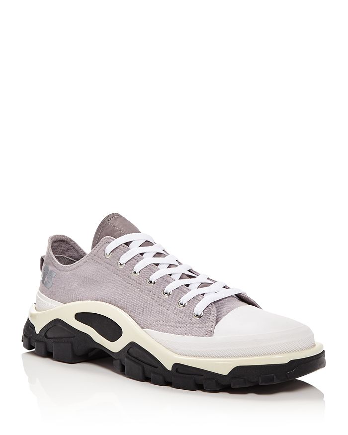 Adidas Originals Raf Simons For Adidas Women's Rs Detroit Runner Low-top Trainers In Light Granite/silver