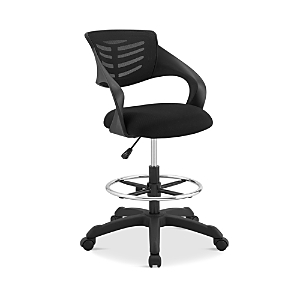 Modway Thrive Mesh Drafting Chair In Black