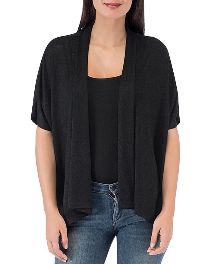B Collection By Bobeau Helena Open Cardigan In Black
