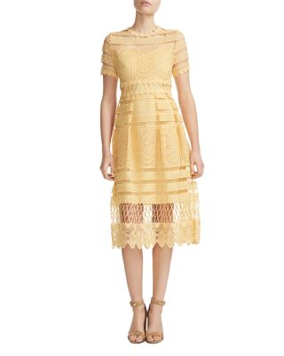 Maje Roseray Lace Midi Dress Bloomingdale s