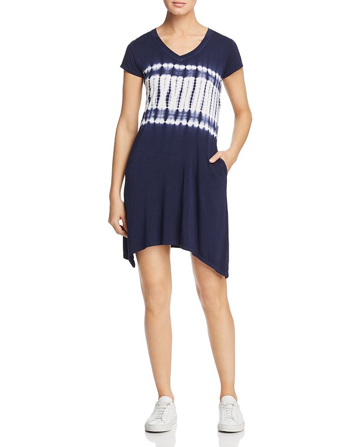 Marc New York Performance Tie-dyed Tee Dress In Midnight