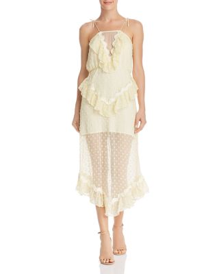 alice mccall ruffle dress