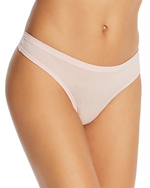 B.tempt'd By Wacoal Future Foundation Ultra Soft Thong In Rose Smoke