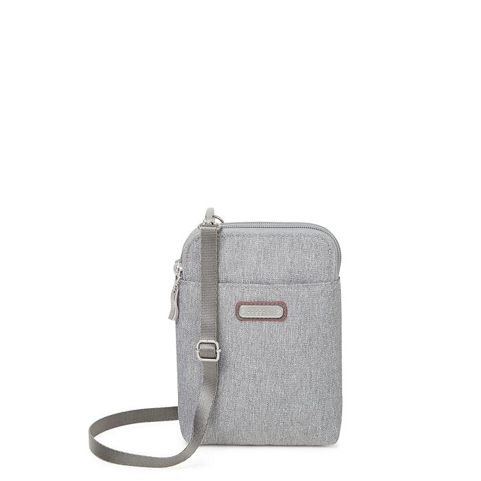 Baggallini Take Two Rfid Bryant Crossbody In Stone